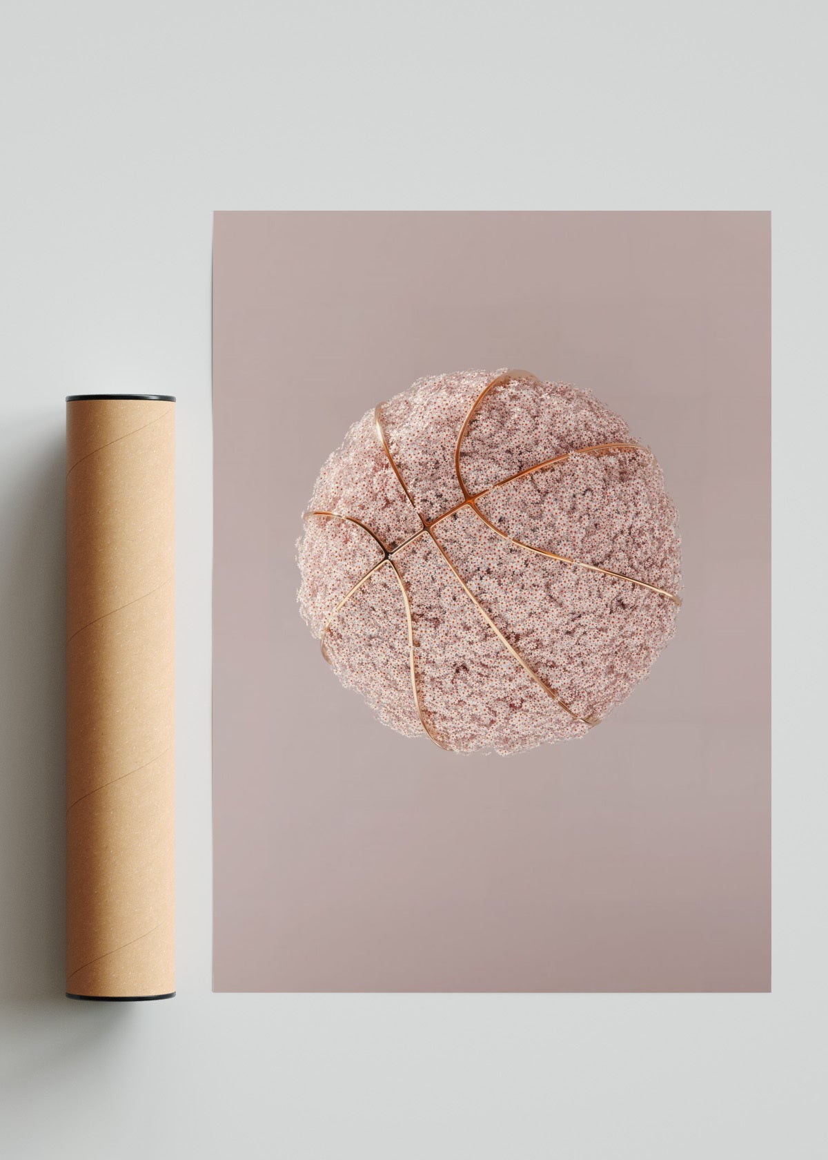 Flowerball - Retrato solo print