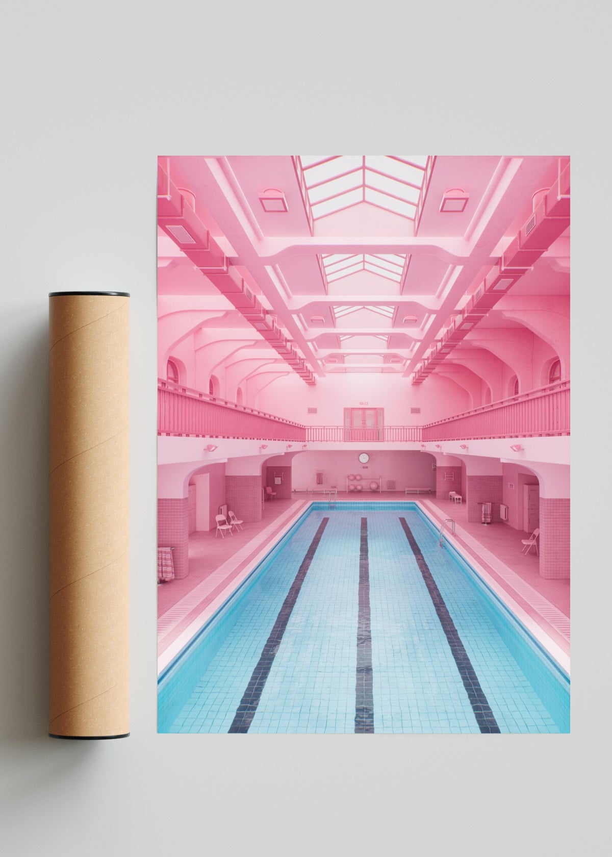 Public Pool - Open Shot - Retrato solo print