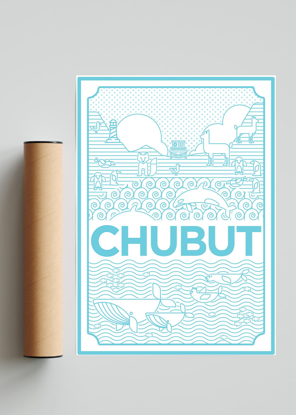 Chubut - Retrato solo print