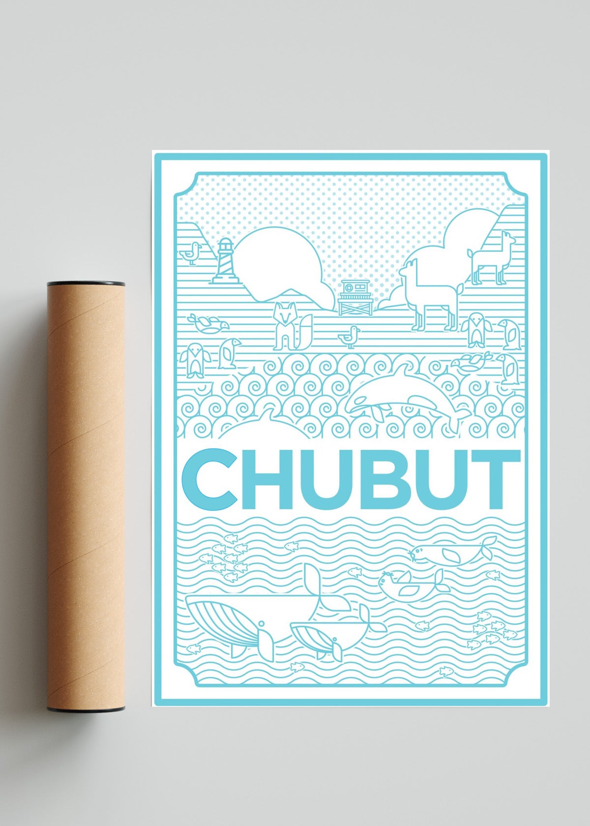 Chubut - Retrato solo print