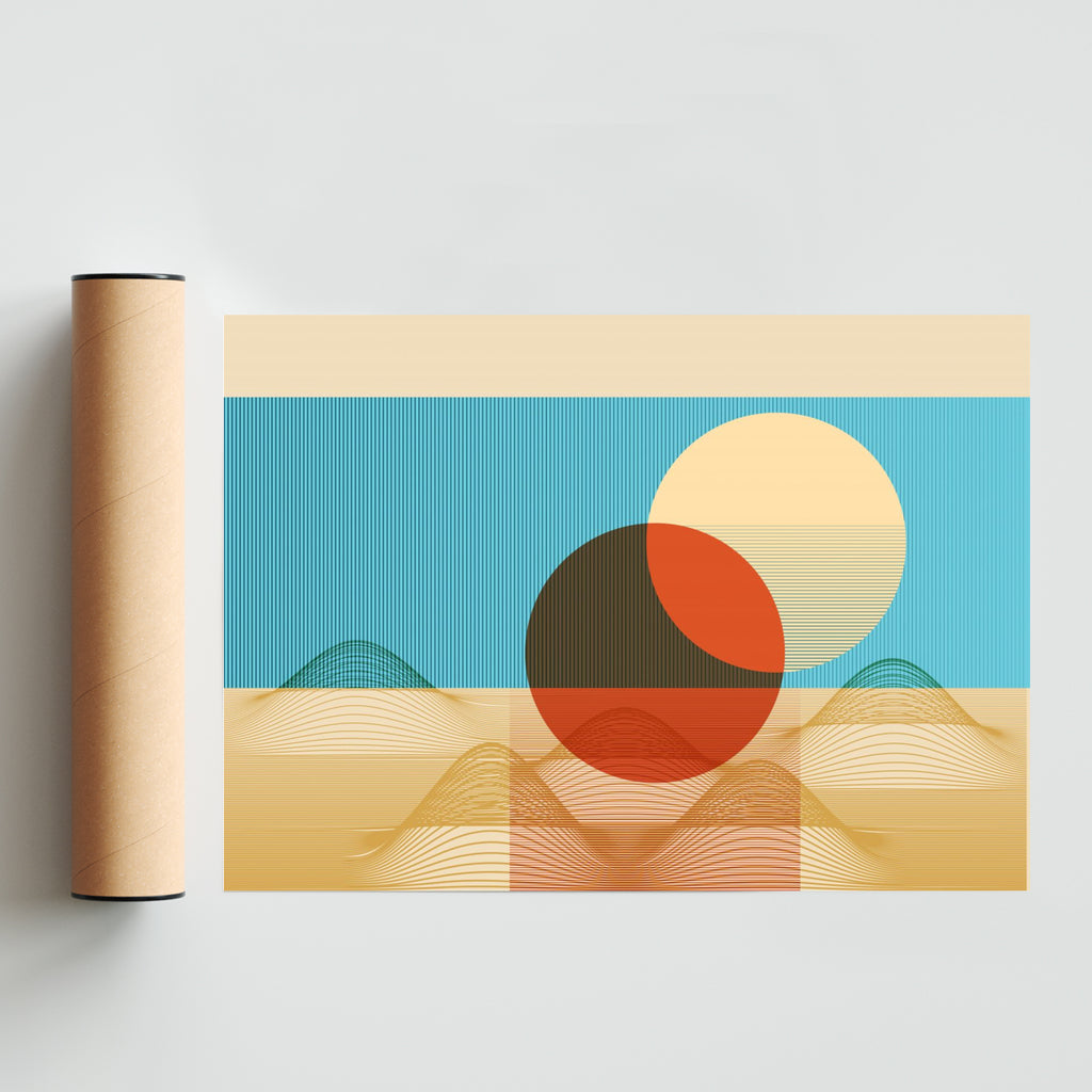 Soleil 01 - Paisaje Solo print