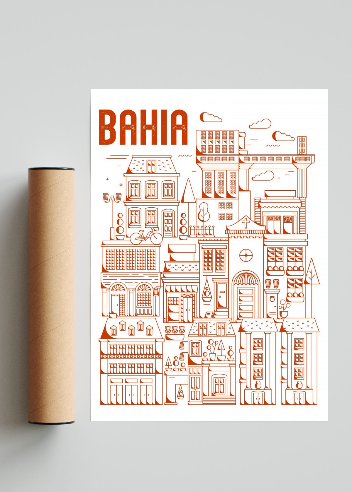 Bahia - Retrato solo print
