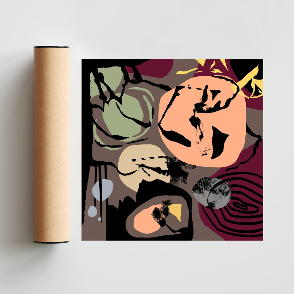 Colores del barrio - Cuadrado solo print