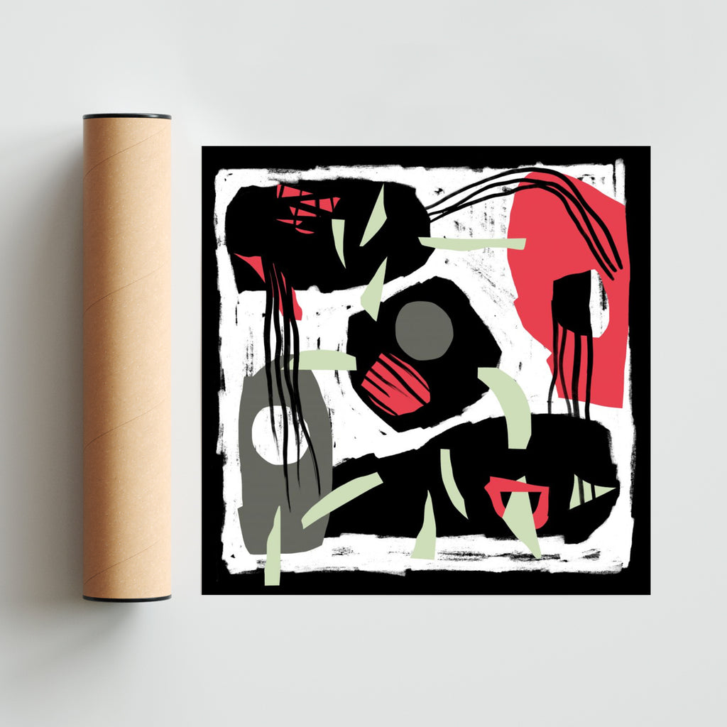 Recortes II - Cuadrado solo print