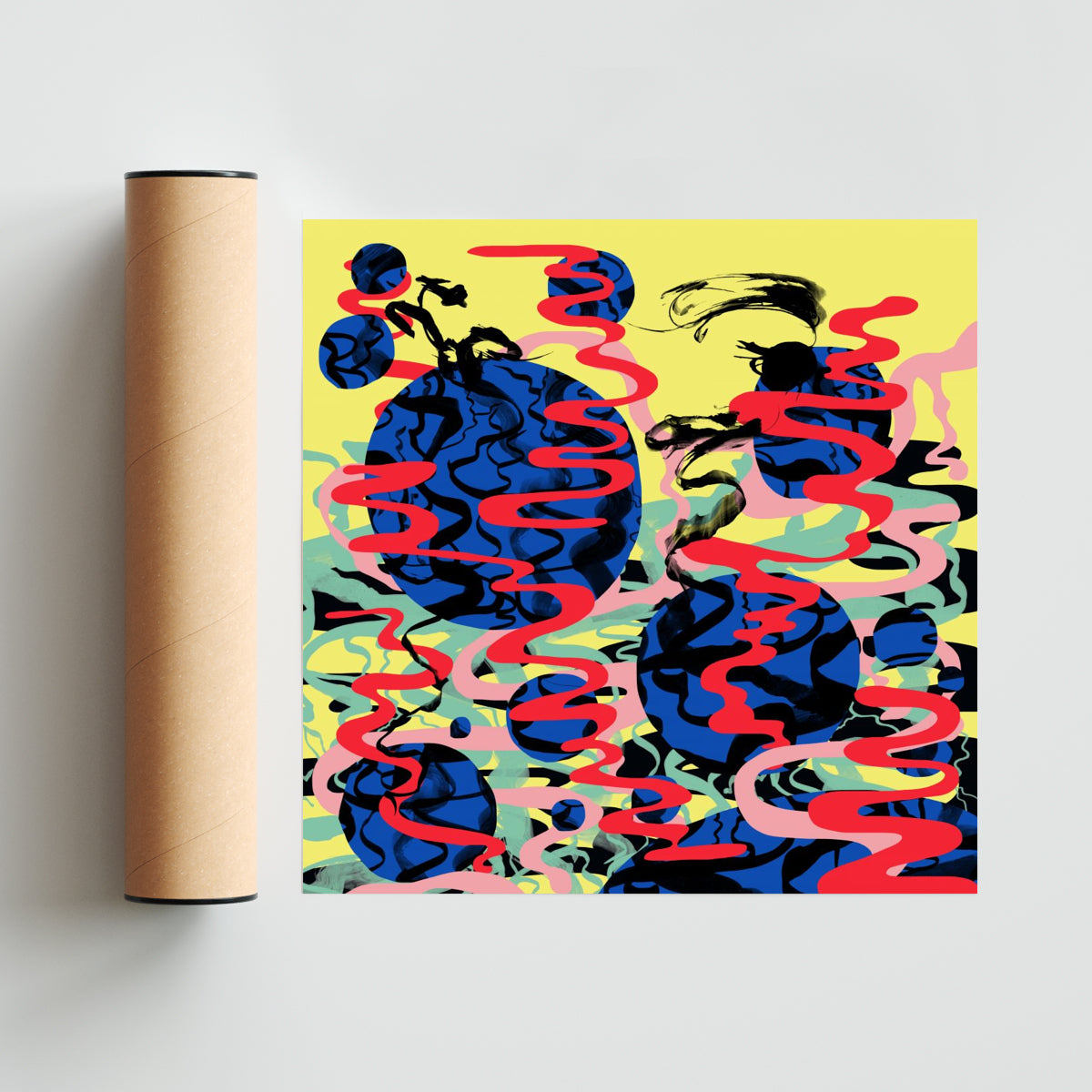 Psicodelia - Cuadrado solo print