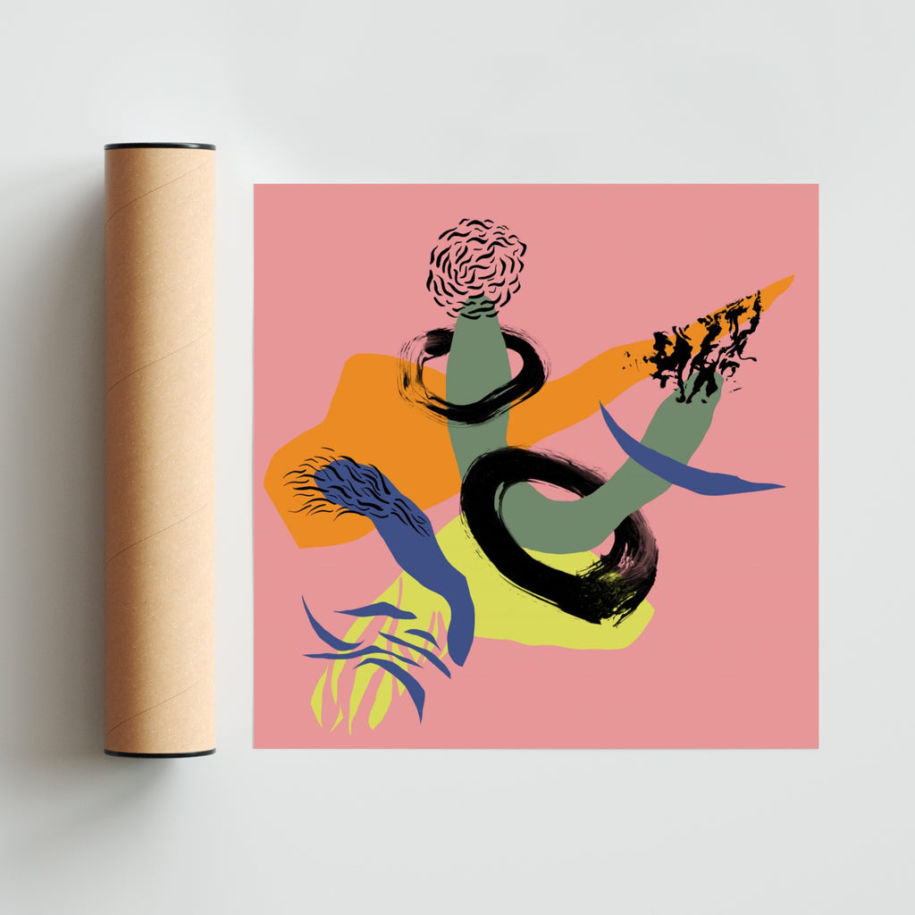 Híbrida I - Cuadrado solo print