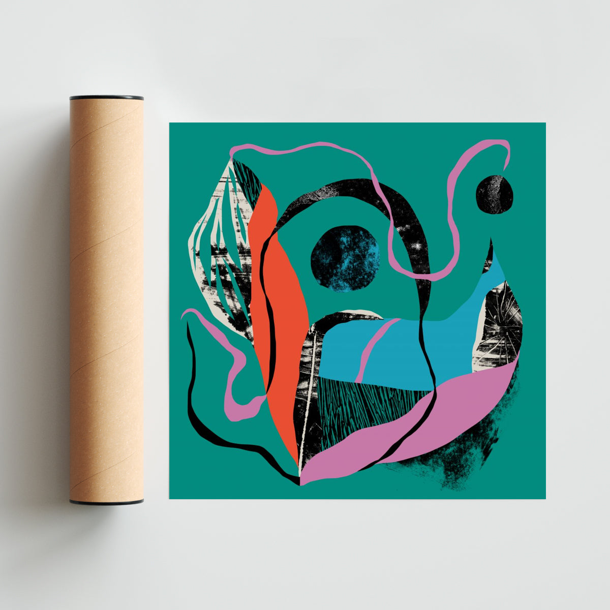 Híbrida II - Cuadrado solo print