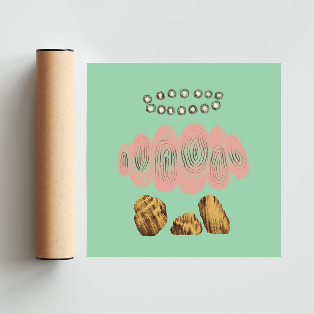 Elementos Reunidos I - Cuadrado solo print