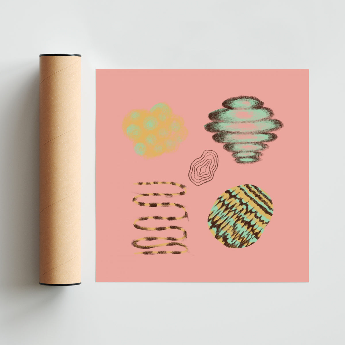 Elementos Reunidos II - Cuadrado solo print