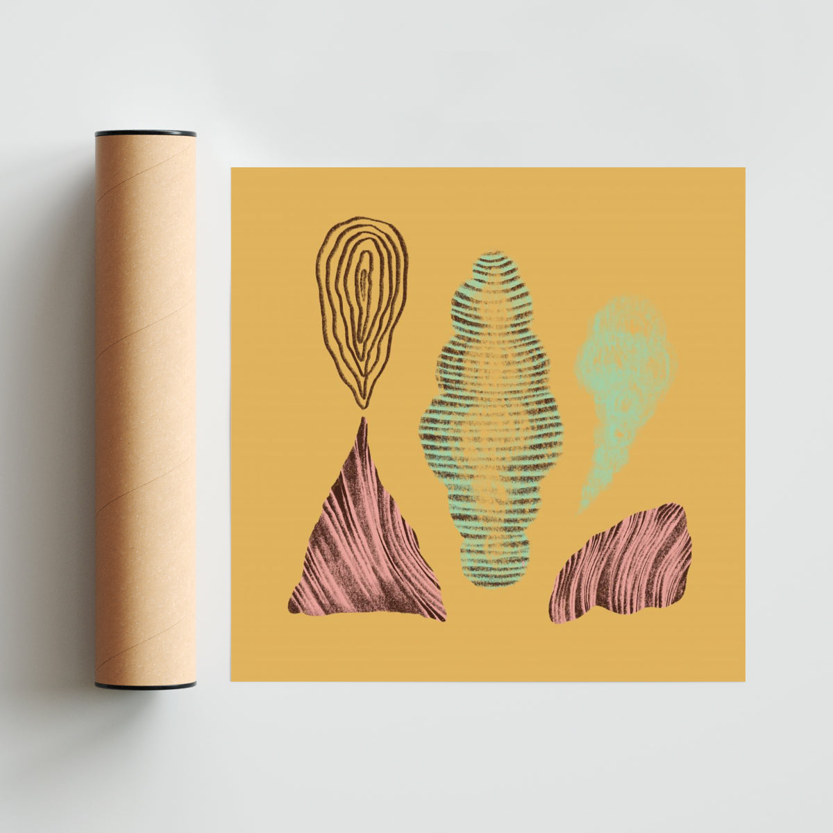 Elementos Reunidos III - Cuadrado solo print