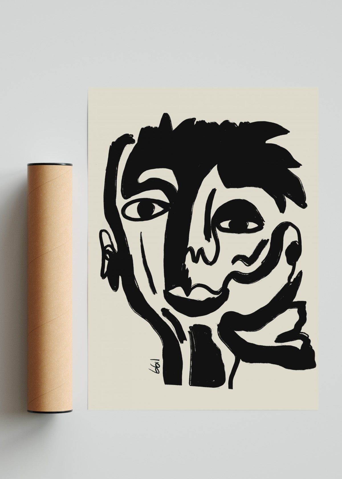 Ansiedad - Retrato solo print