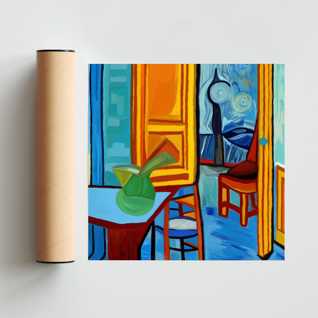 SOBRE LA VENTANA - Cuadrado solo print