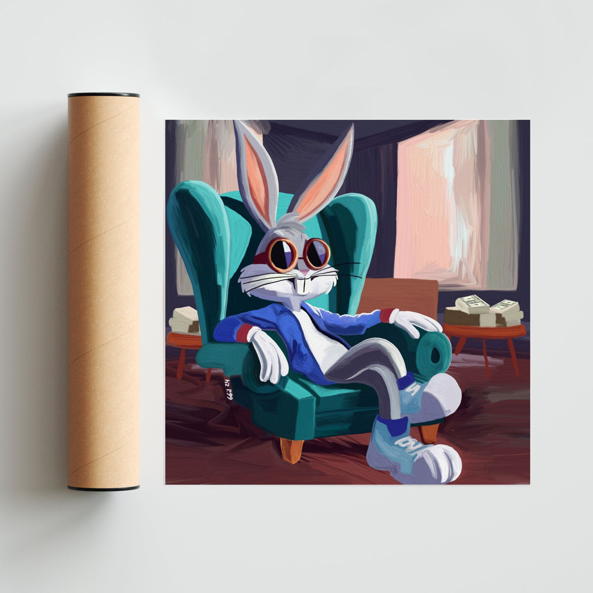 Hijo del millonario - Cuadrado solo print