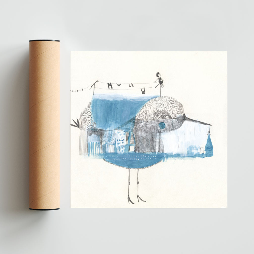Mudanza - Cuadrado solo print