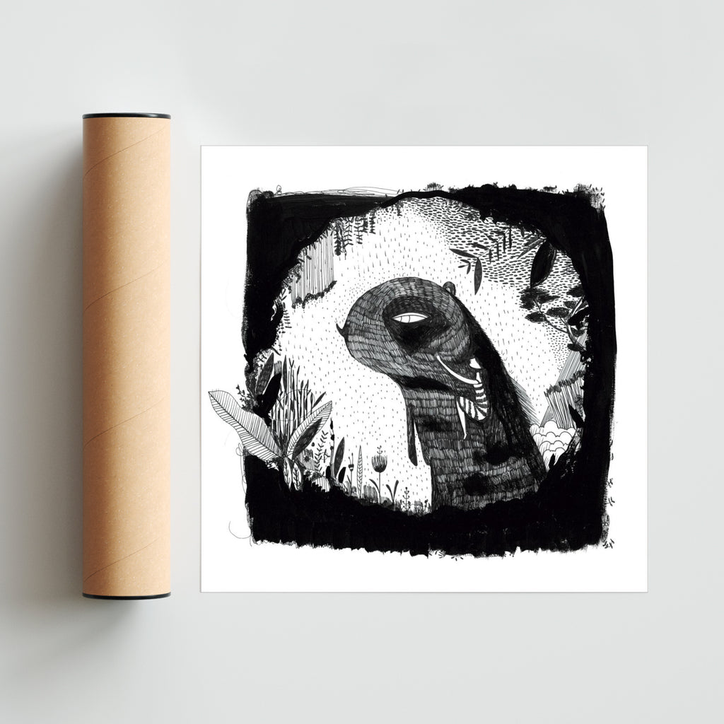Tristeza - Cuadrado solo print