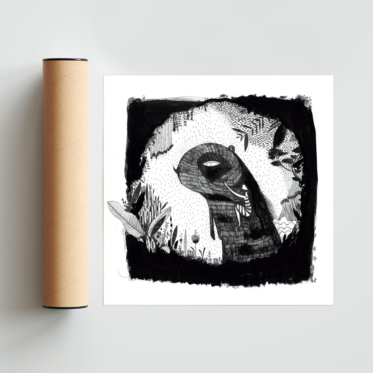 Tristeza - Cuadrado solo print