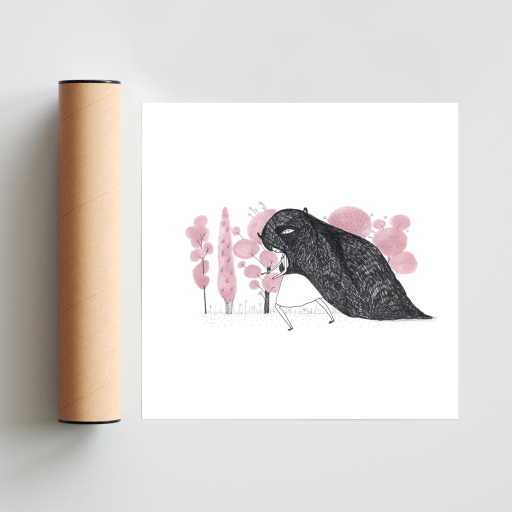 Tristeza - Cuadrado solo print