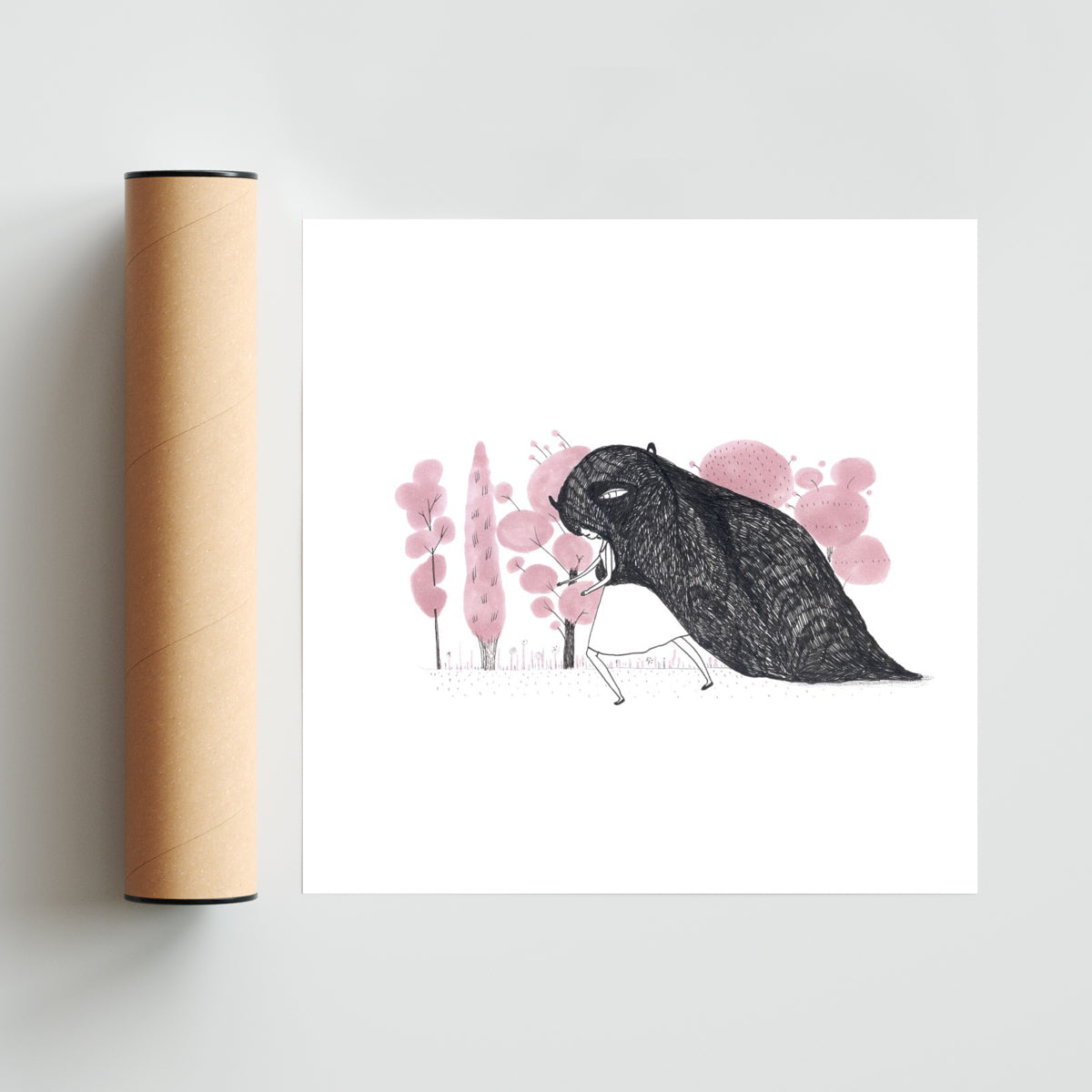 Tristeza - Cuadrado solo print