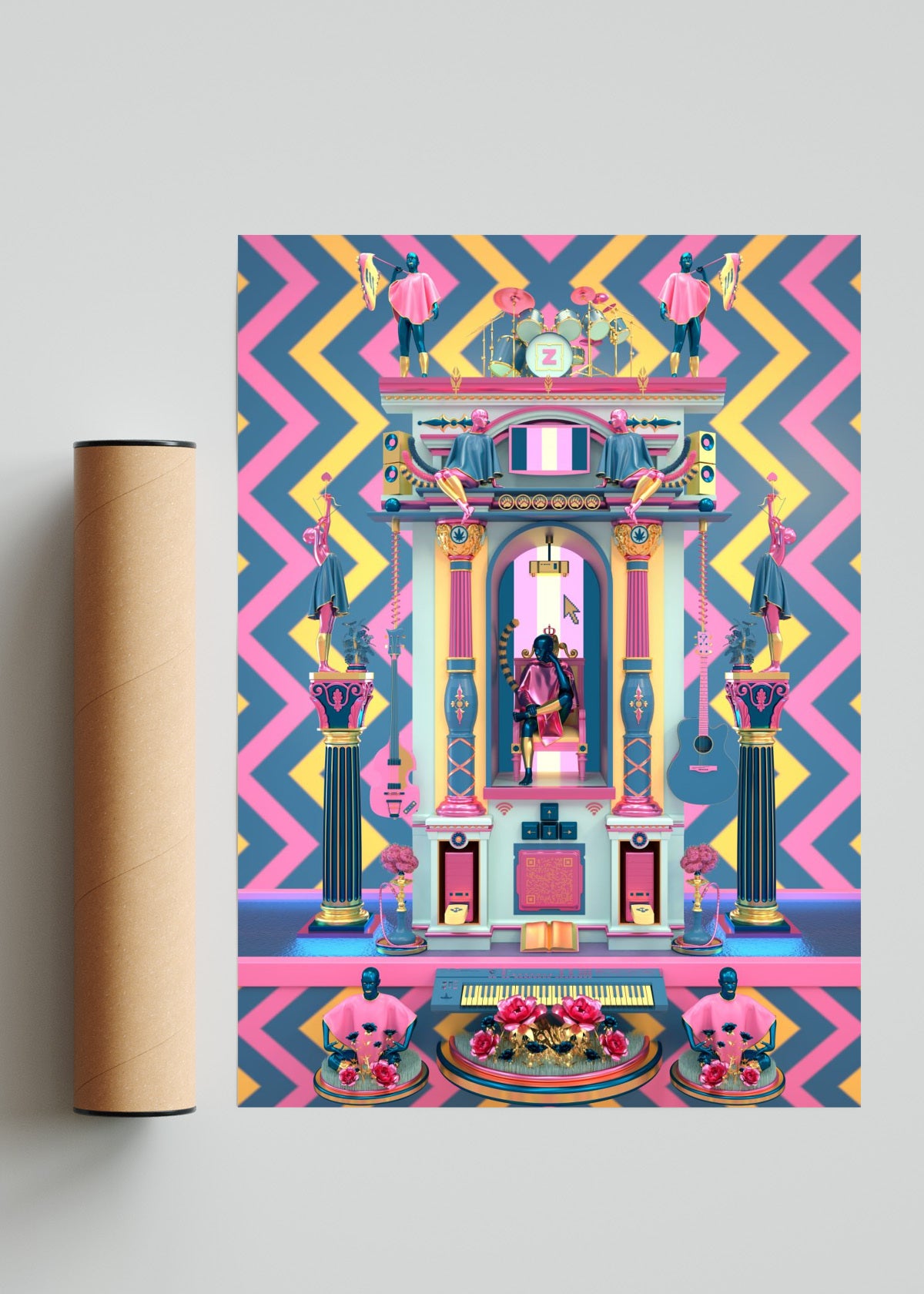 Temple - Retrato solo print