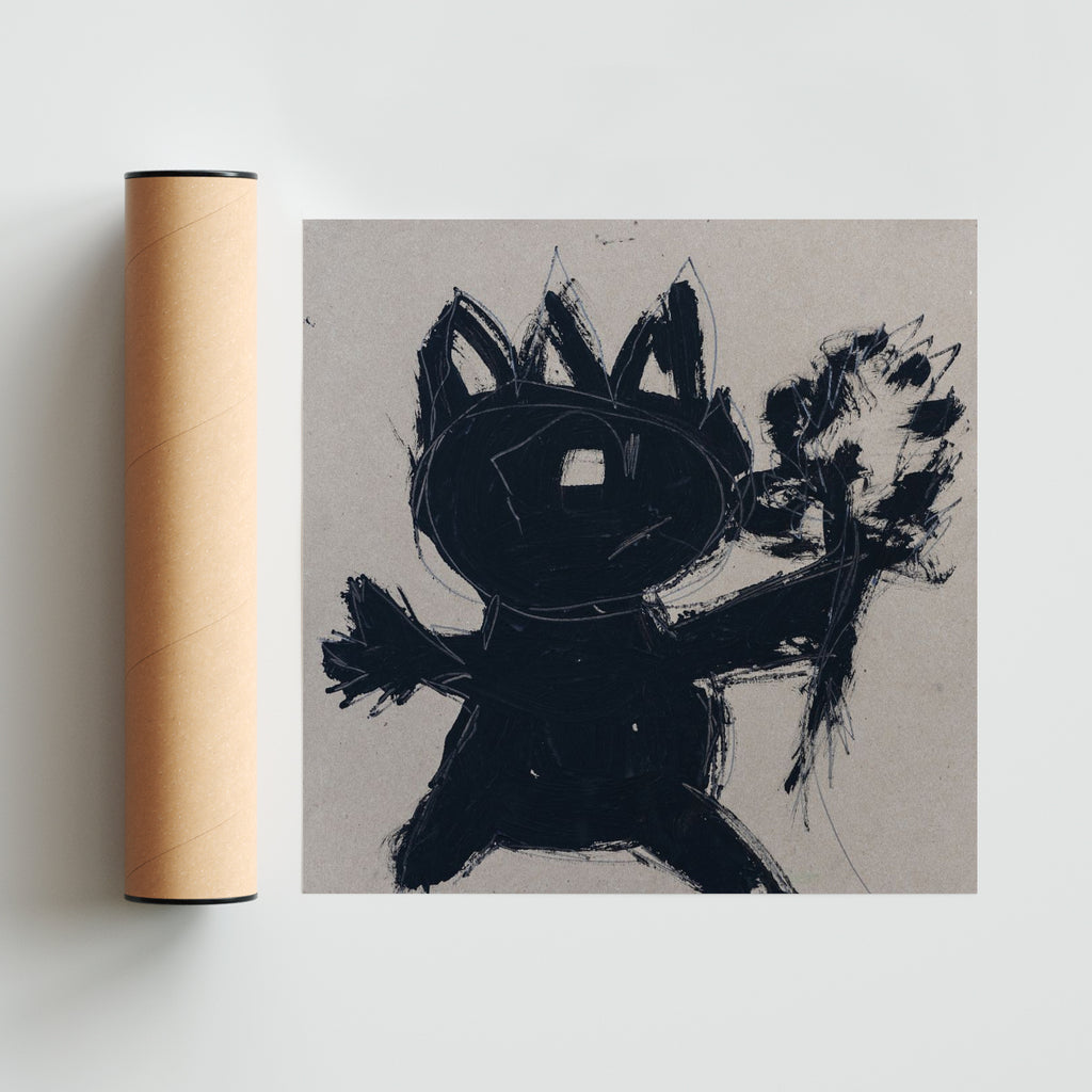 MIS MONSTRUOS - Cuadrado solo print