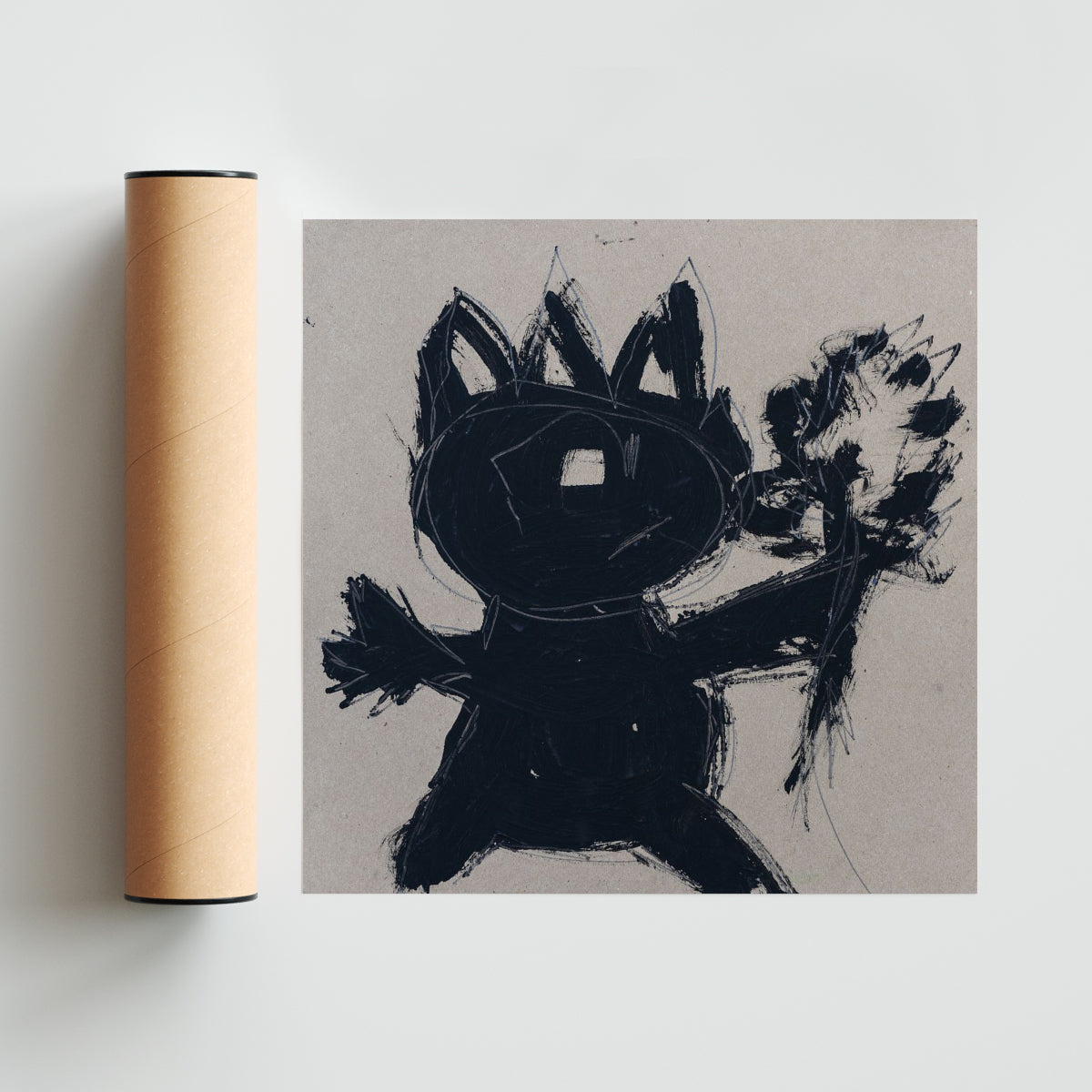MIS MONSTRUOS - Cuadrado solo print