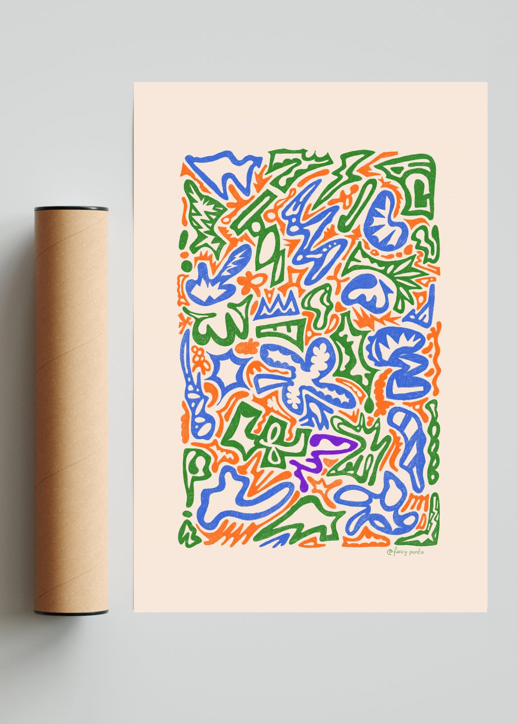 Asemic NVVA 001 - FotoV Solo print