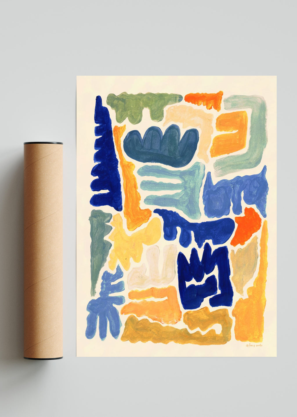 Abstract NAGAB IV 120626 - Retrato solo print