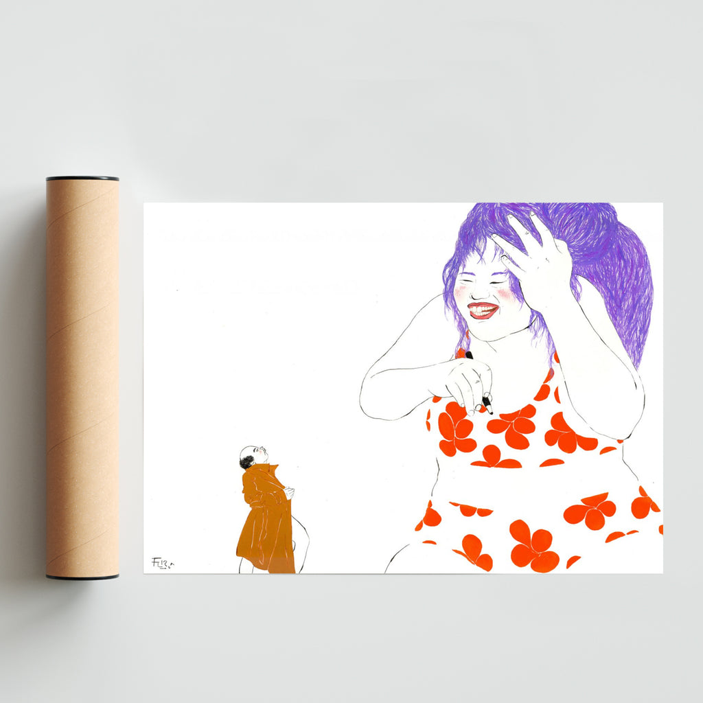 Purple Petit - Paisaje Solo print