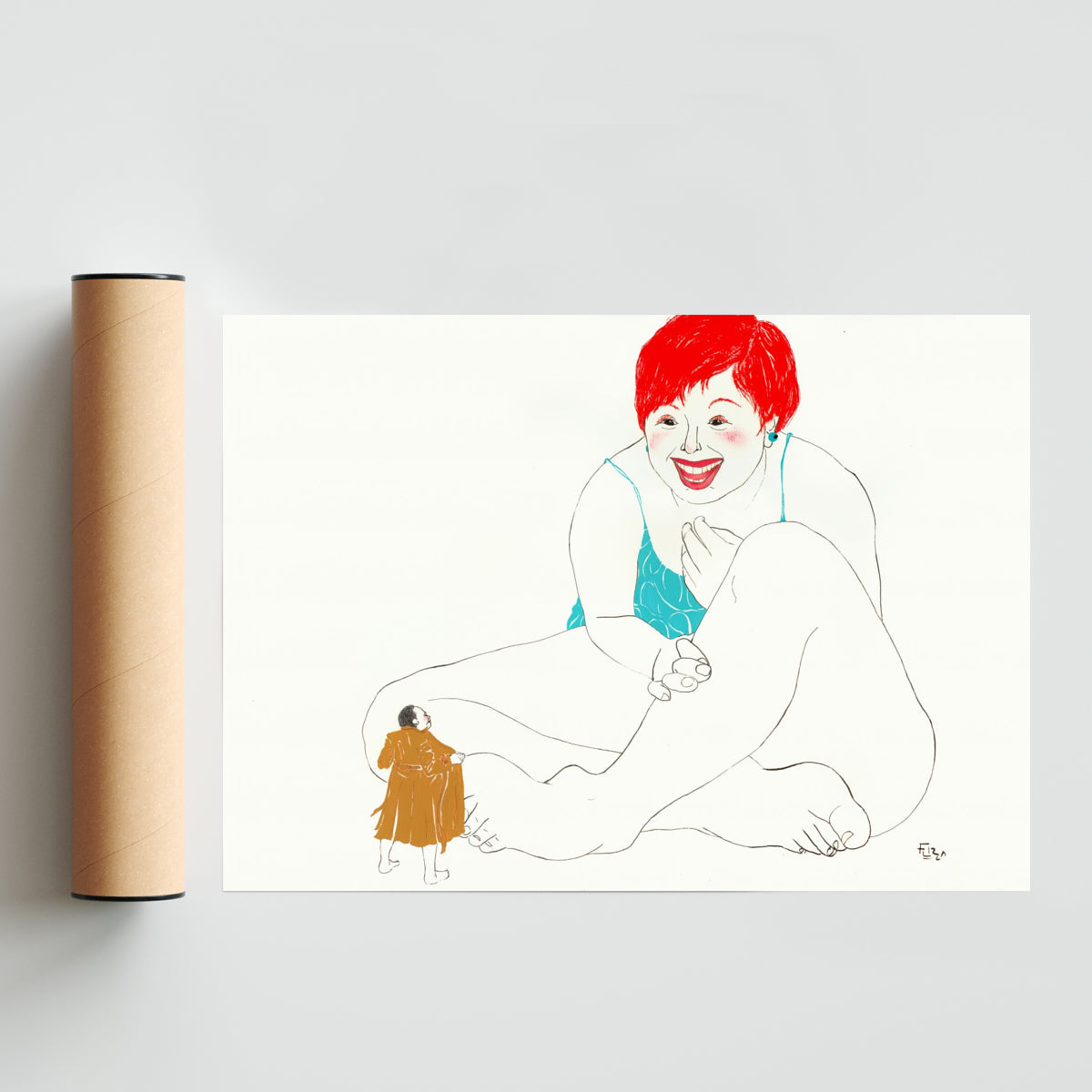 Red Petit - Paisaje Solo print