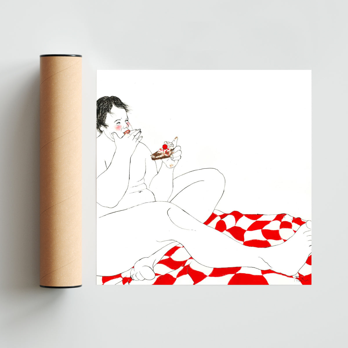 Torta y Yo - Cuadrado solo print