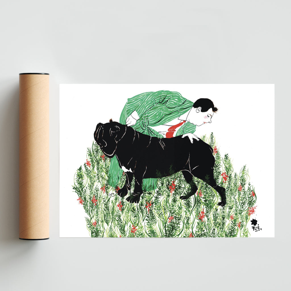 Amigos Olorosos - Paisaje Solo print