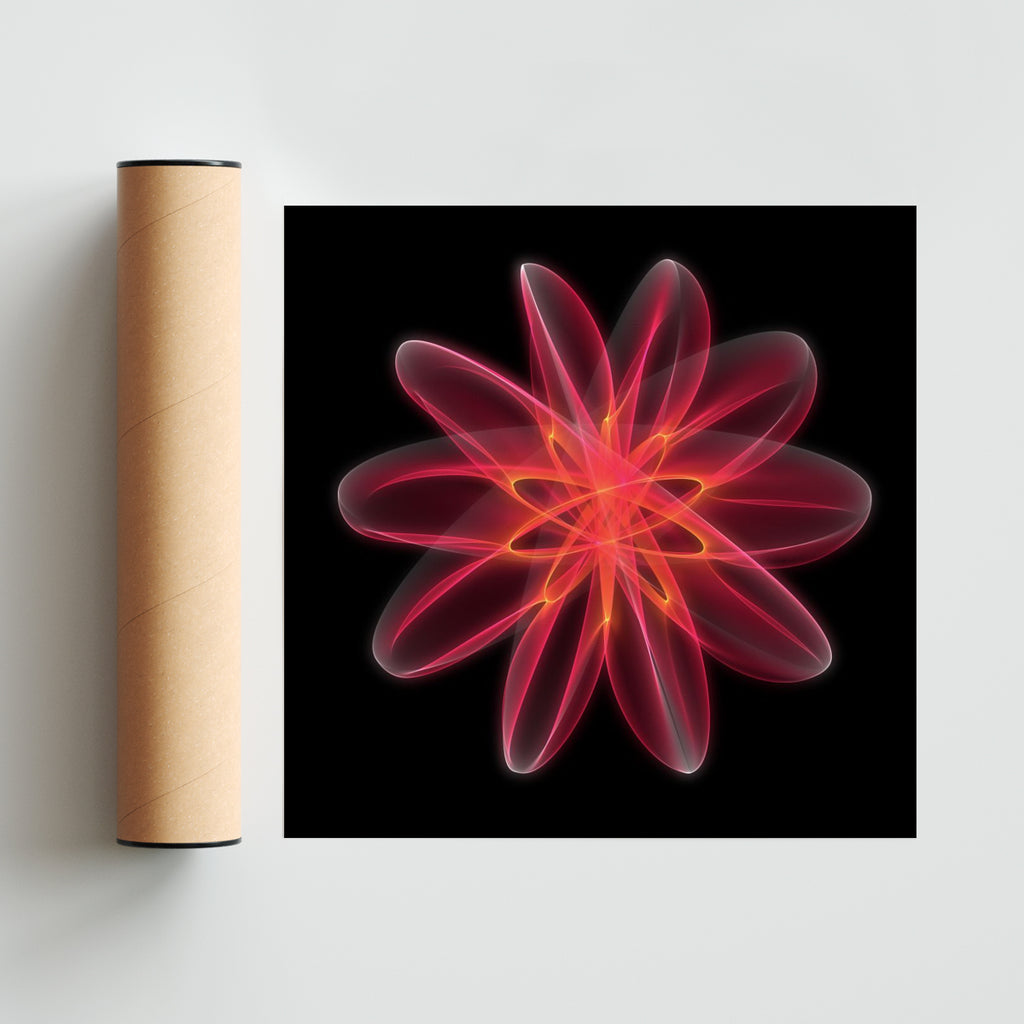 Flor 5 - Cuadrado solo print