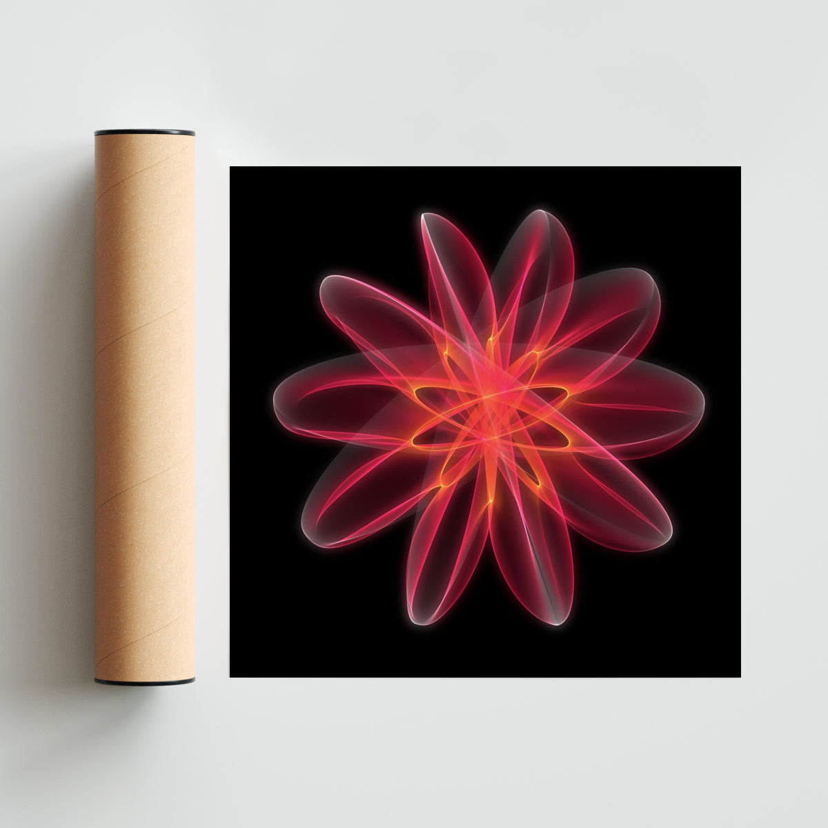 Flor 5 - Cuadrado solo print