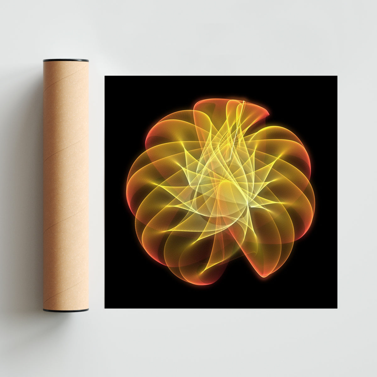Flor 7 - Cuadrado solo print