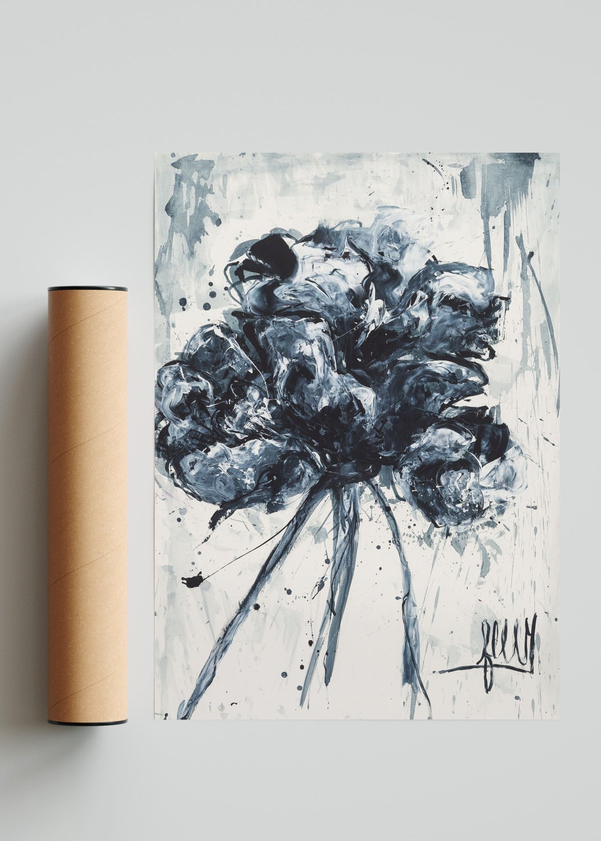 Full Bloom - Retrato solo print