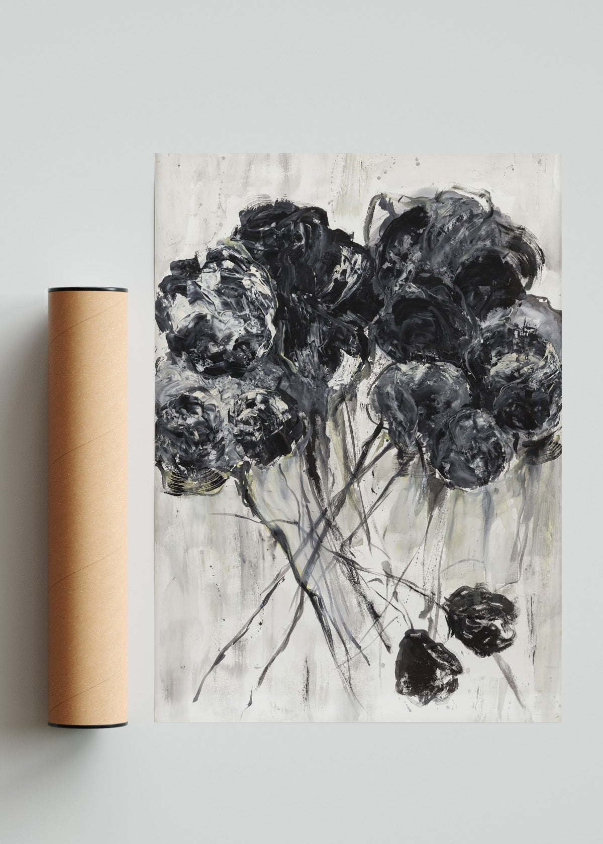 Los amantes - Retrato solo print