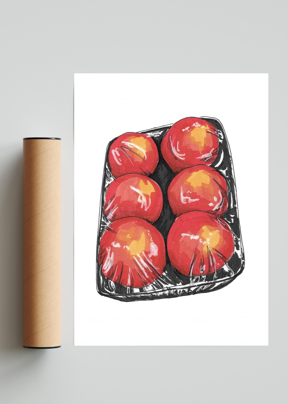 Tomates - Retrato solo print