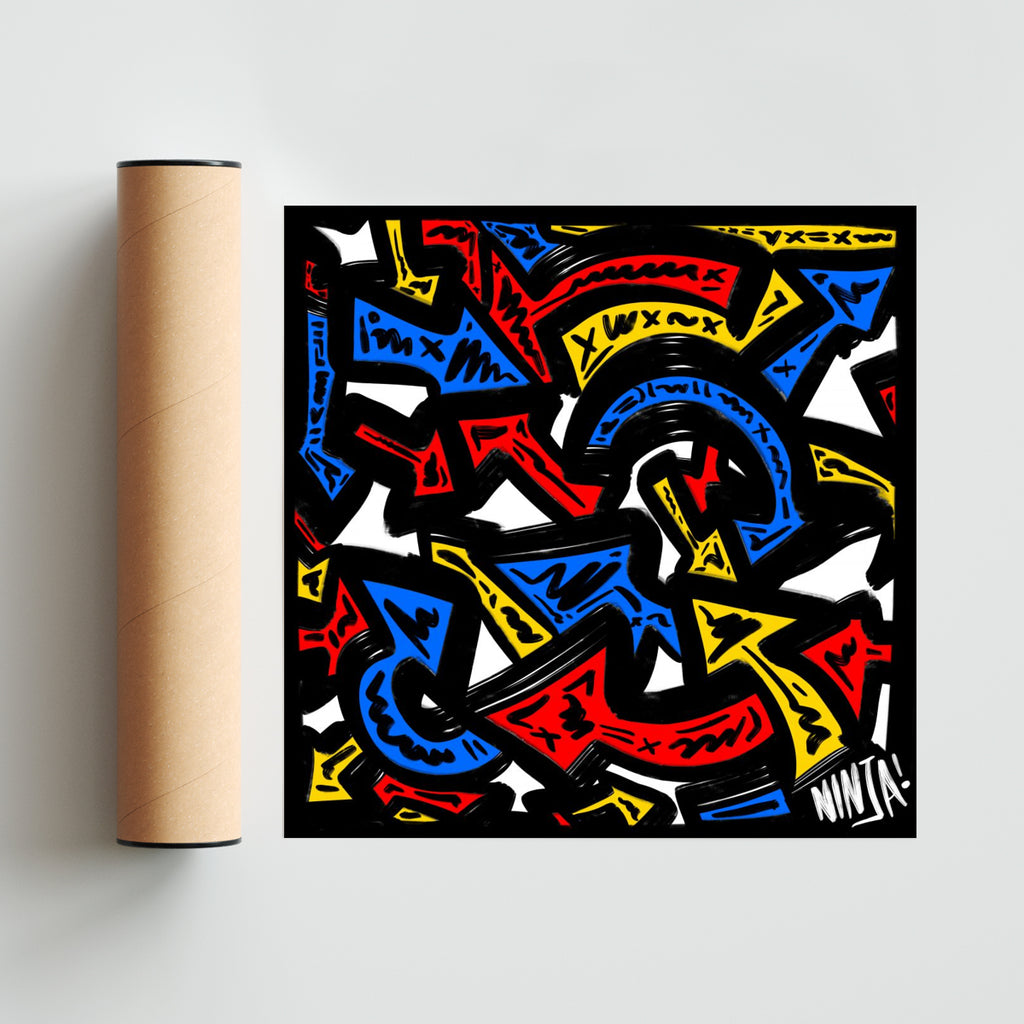 DIRECCIÓN - Cuadrado solo print