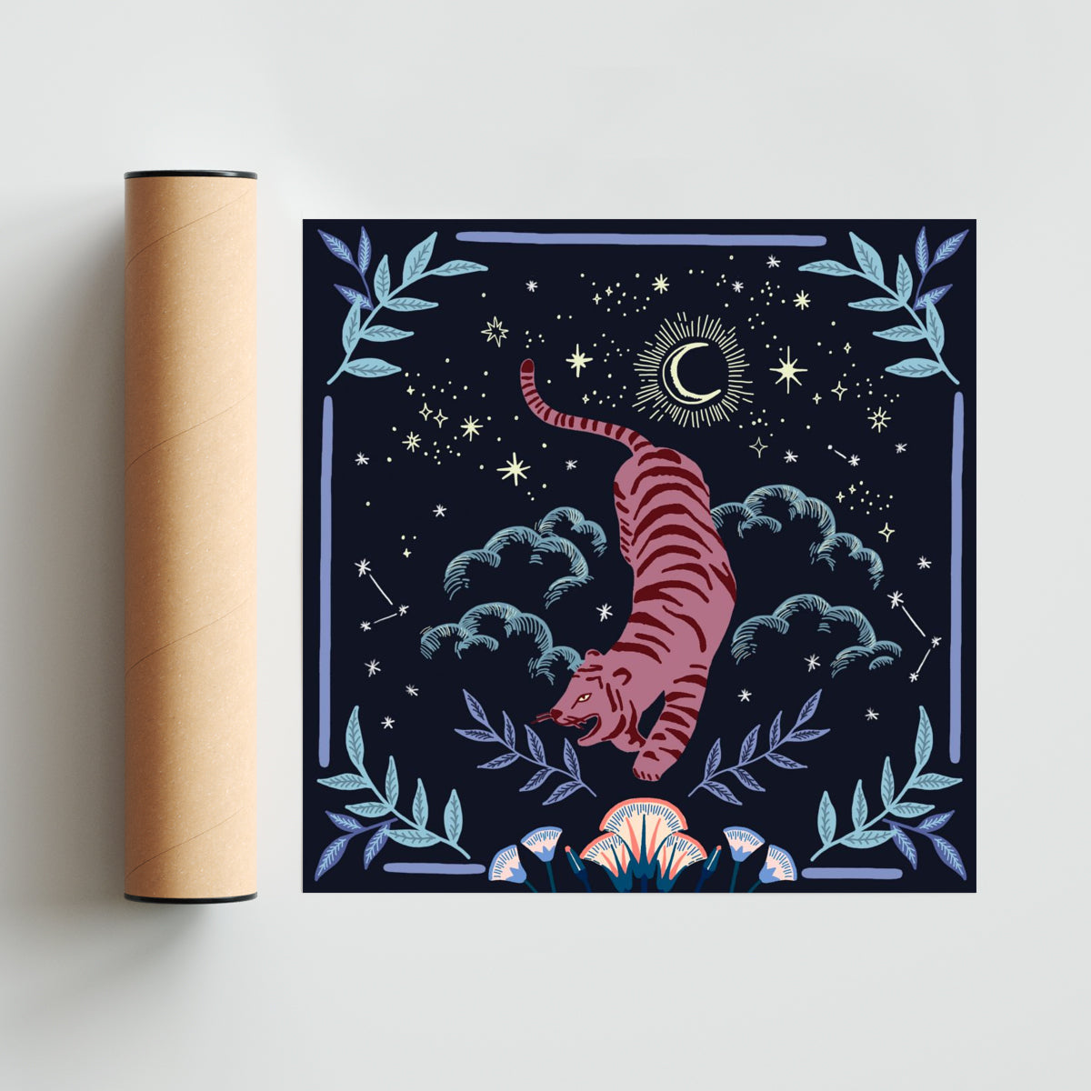 Tigre - Cuadrado solo print