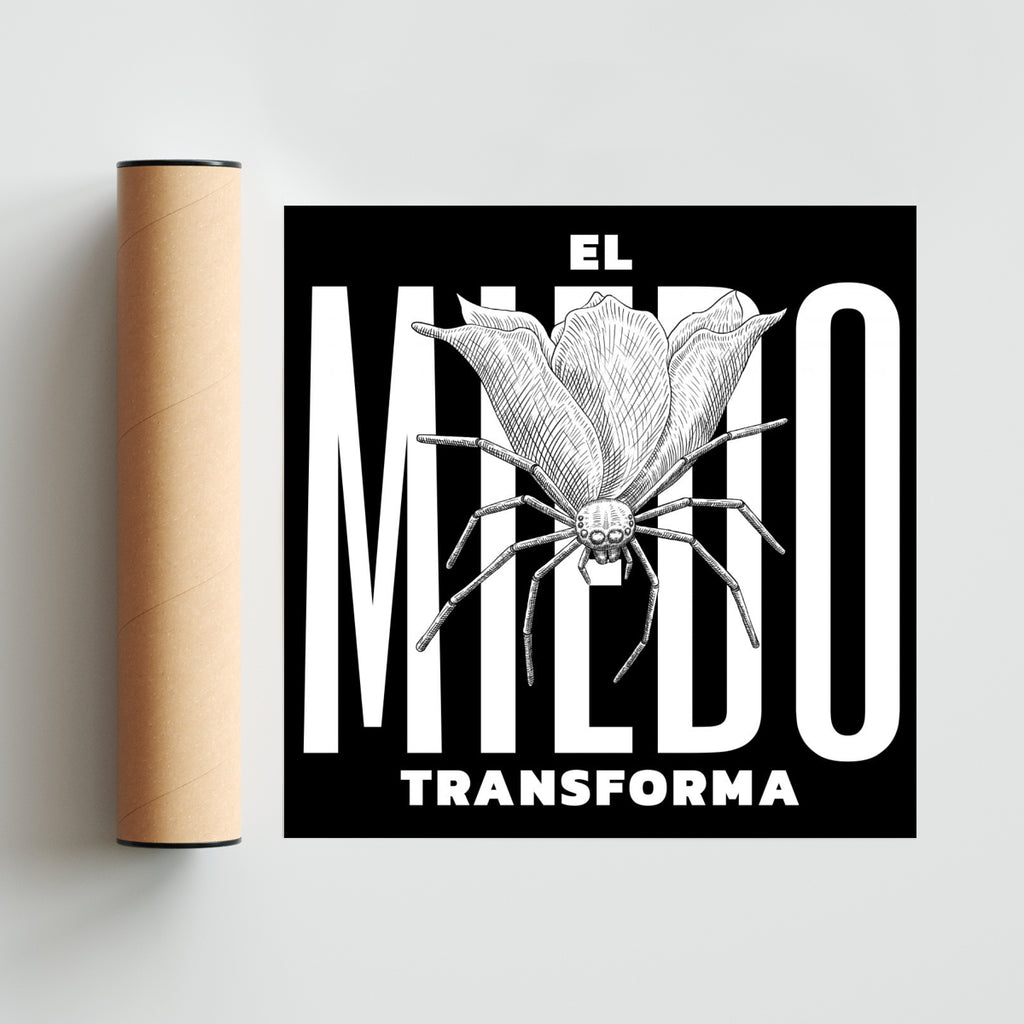 El miedo - Cuadrado solo print