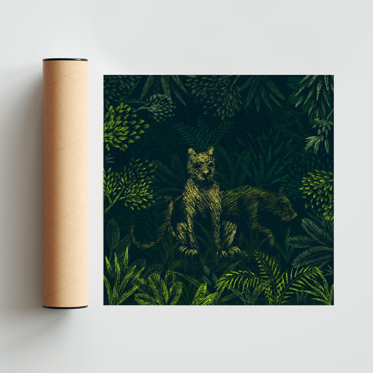 Pumas - Cuadrado solo print
