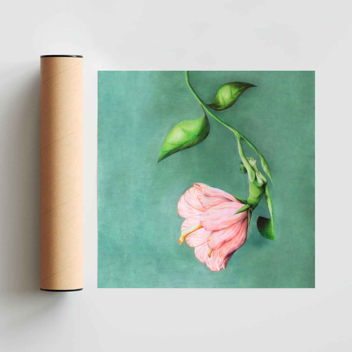 Flor - Cuadrado solo print