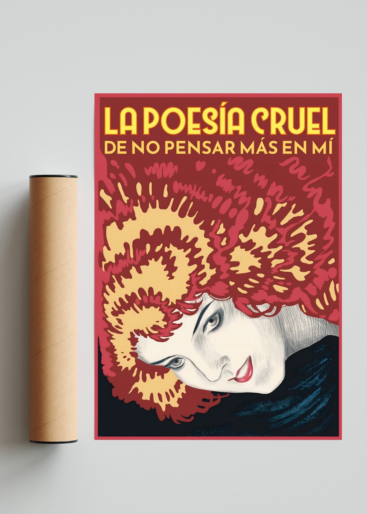 La poesía cruel - Retrato solo print