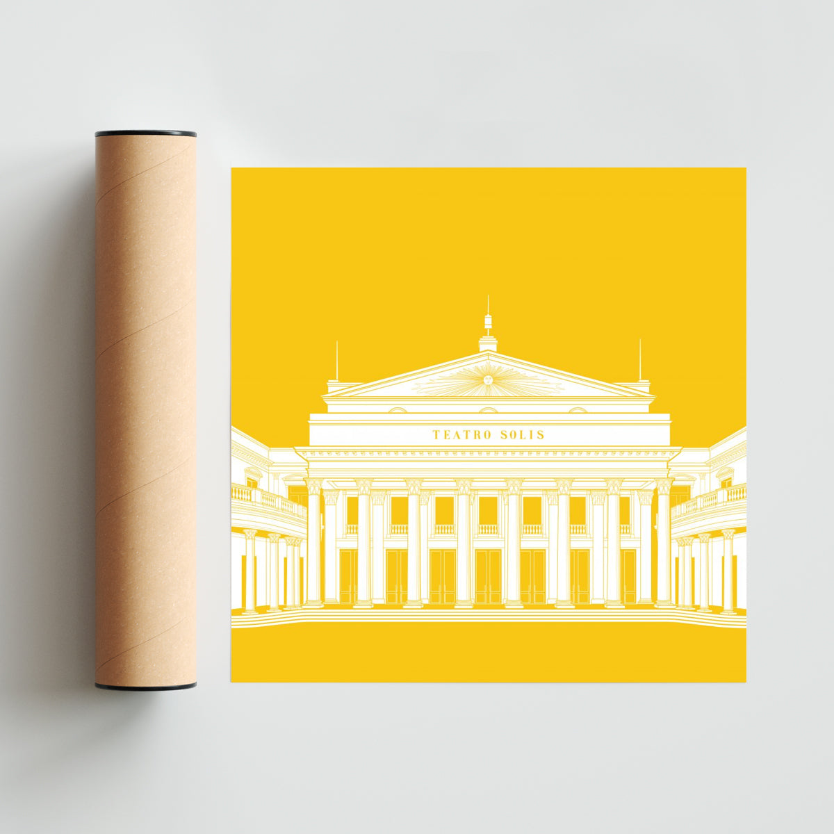 TEATRO SOLÍS - Cuadrado solo print