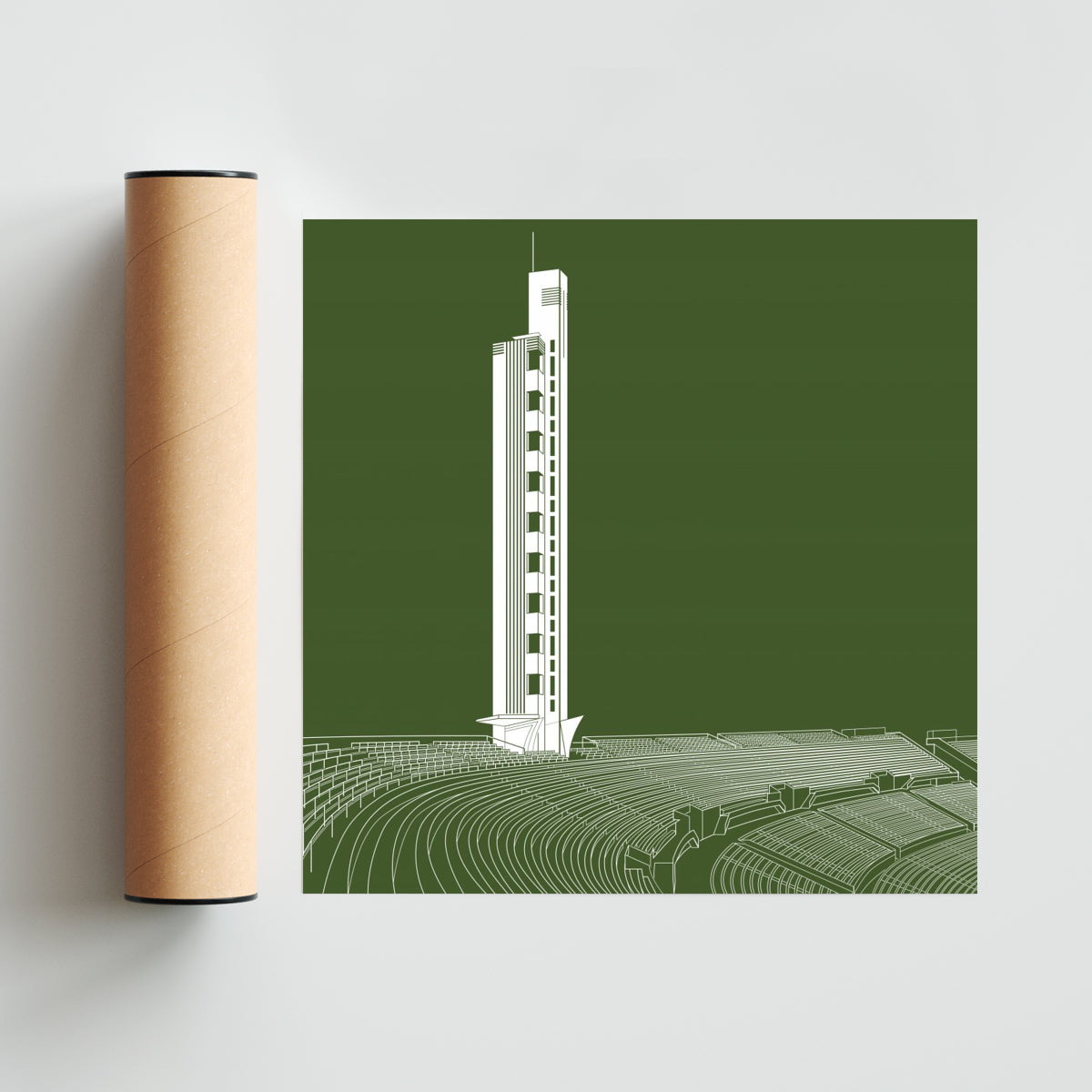 ESTADIO CENTENARIO - Cuadrado solo print