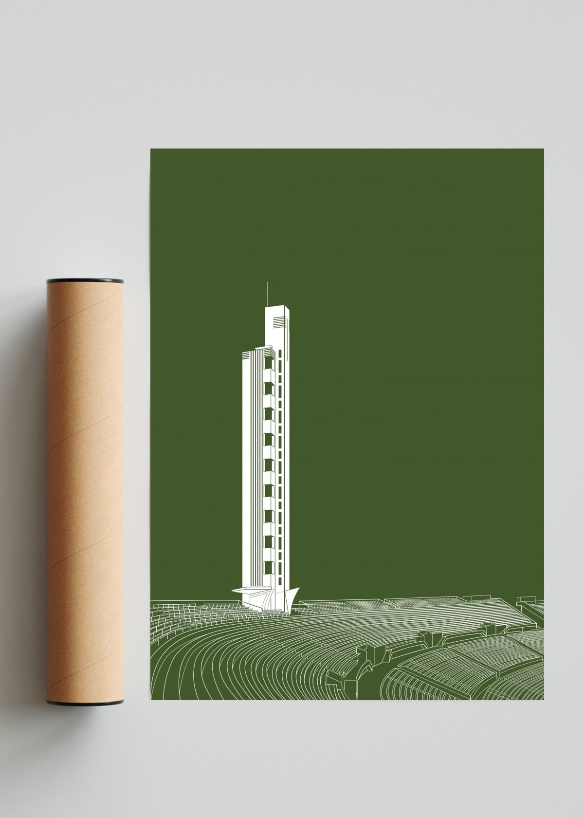ESTADIO CENTENARIO - Retrato solo print
