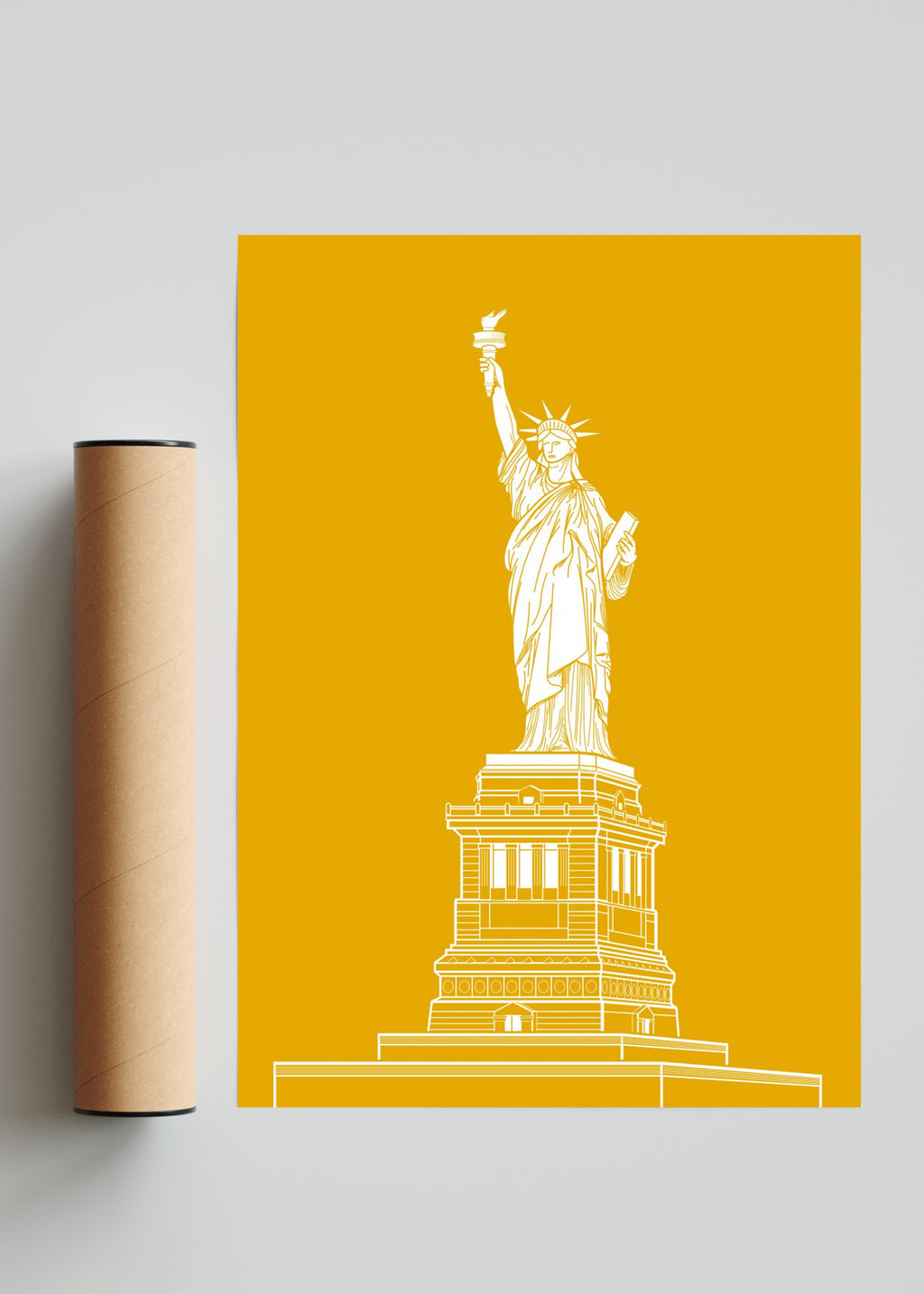 ESTATUA DE LA LIBERTAD - Retrato solo print