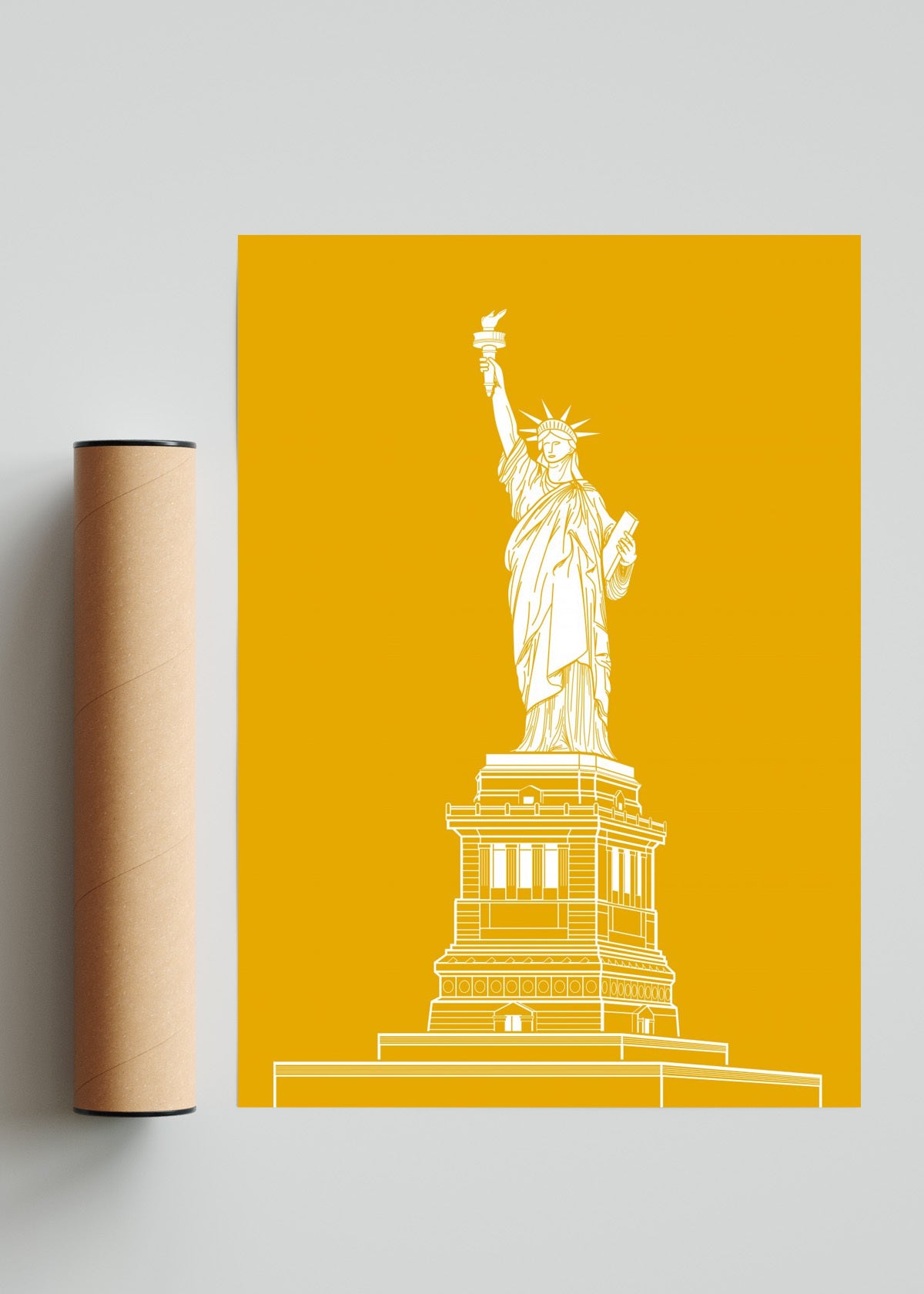 ESTATUA DE LA LIBERTAD - Retrato solo print