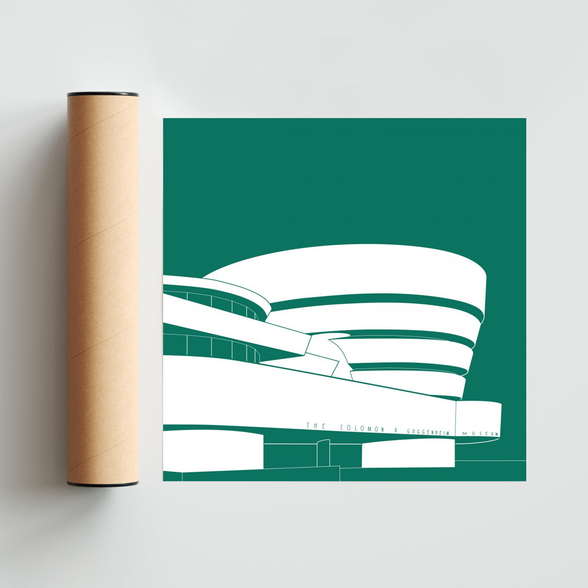MUSEO GUGGENHEIM - Cuadrado solo print