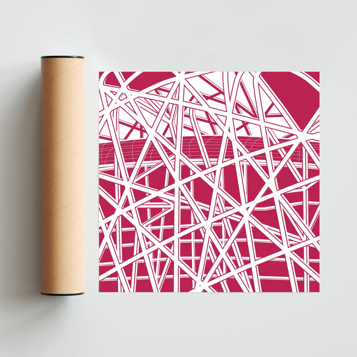ESTADIO NACIONAL DE BEIJING - Cuadrado solo print